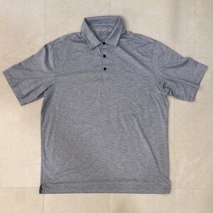 Walter Hagen White and Blue Polo Shirt Classic Design